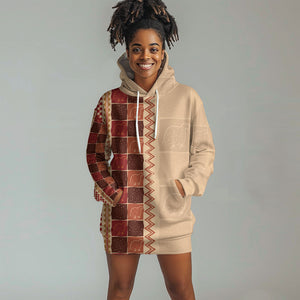 Zimbabwe Heritage Kudhinda Inspired Print Hoodie Dress