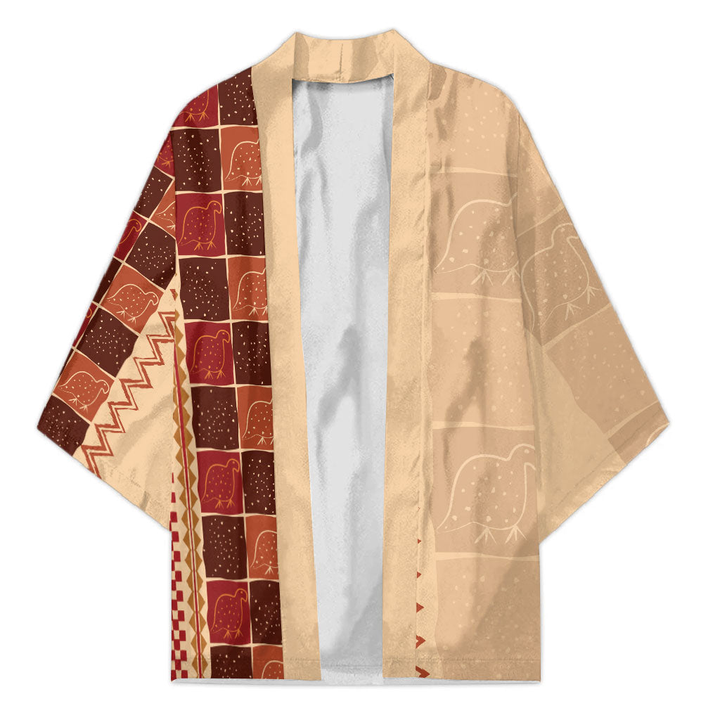 Zimbabwe Heritage Kudhinda Inspired Print Kimono