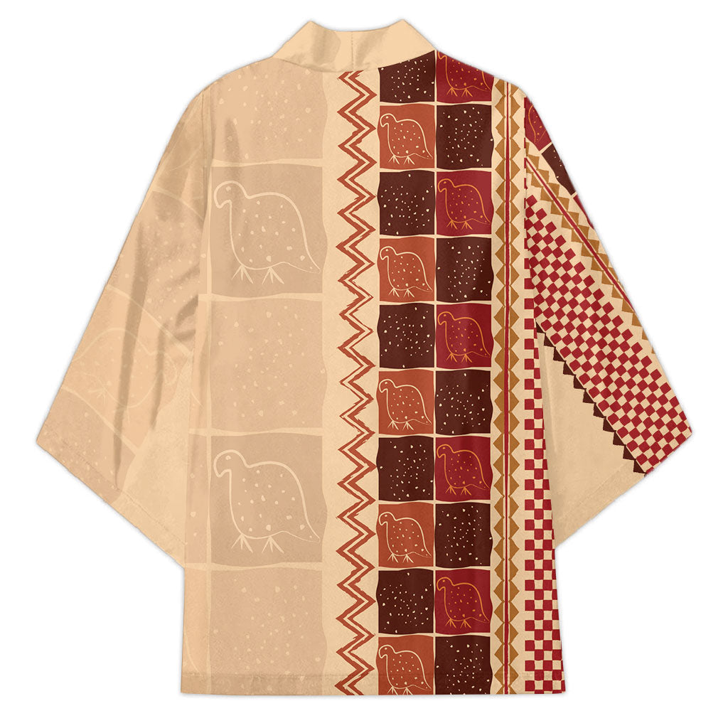 Zimbabwe Heritage Kudhinda Inspired Print Kimono