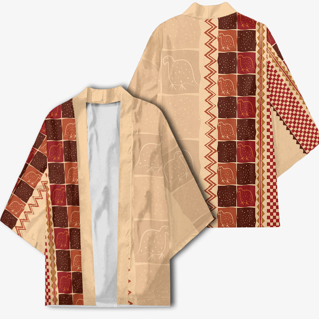 Zimbabwe Heritage Kudhinda Inspired Print Kimono