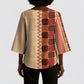 Zimbabwe Heritage Kudhinda Inspired Print Kimono Sleeve Blouse