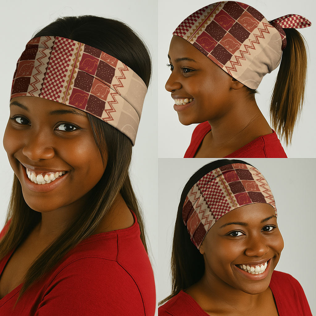 Zimbabwe Heritage Kudhinda Inspired Print Neck Gaiter