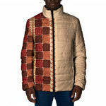 Zimbabwe Heritage Kudhinda Inspired Print Padded Jacket