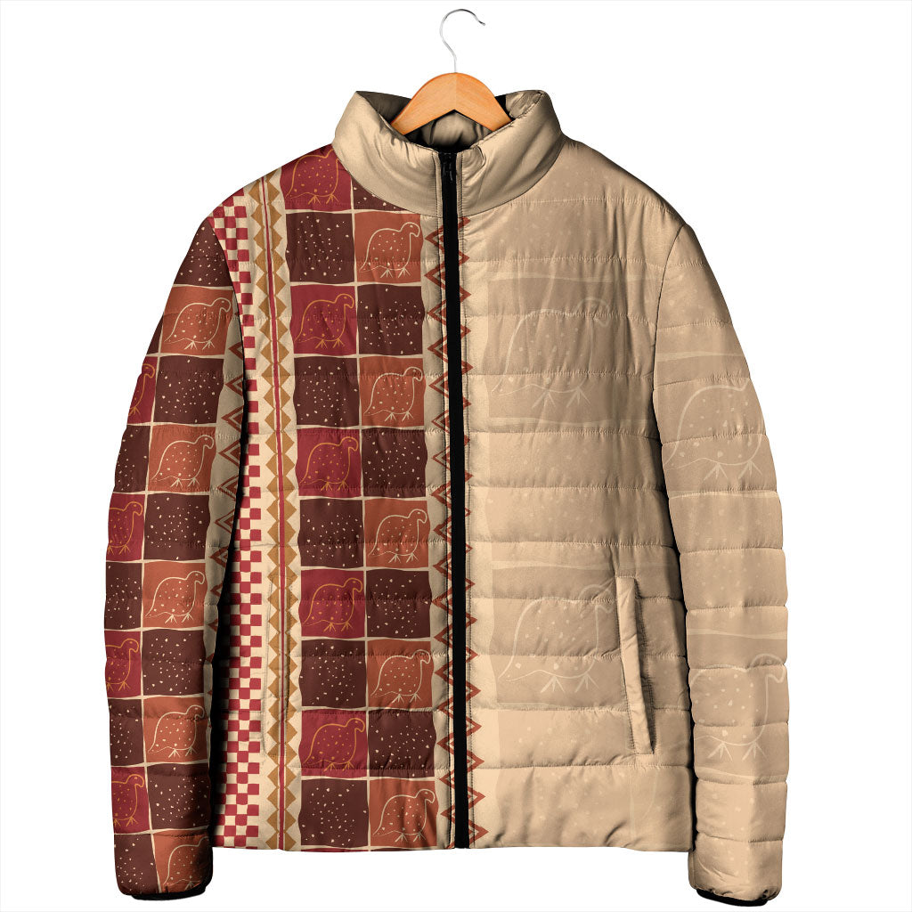 Zimbabwe Heritage Kudhinda Inspired Print Padded Jacket