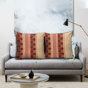 Zimbabwe Heritage Kudhinda Inspired Print Pillow Cover