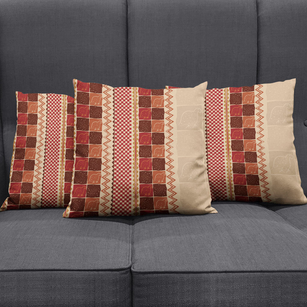 Zimbabwe Heritage Kudhinda Inspired Print Pillow Cover