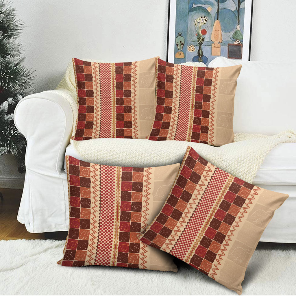 Zimbabwe Heritage Kudhinda Inspired Print Pillow Cover