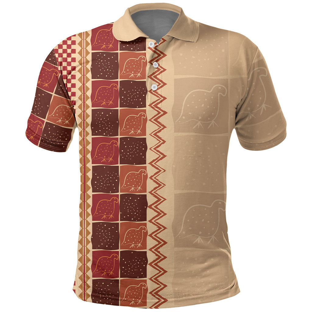 Zimbabwe Heritage Kudhinda Inspired Print Polo Shirt