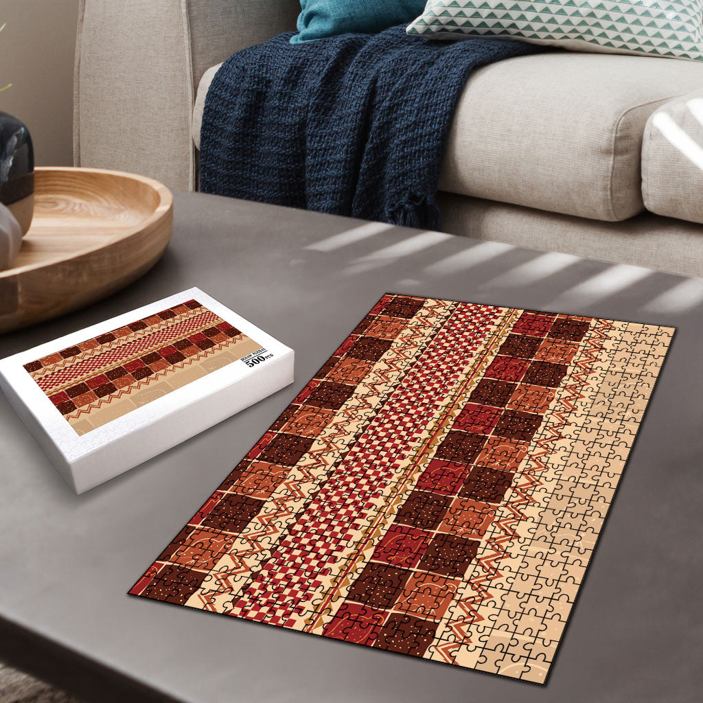 Zimbabwe Heritage Kudhinda Inspired Print Puzzle
