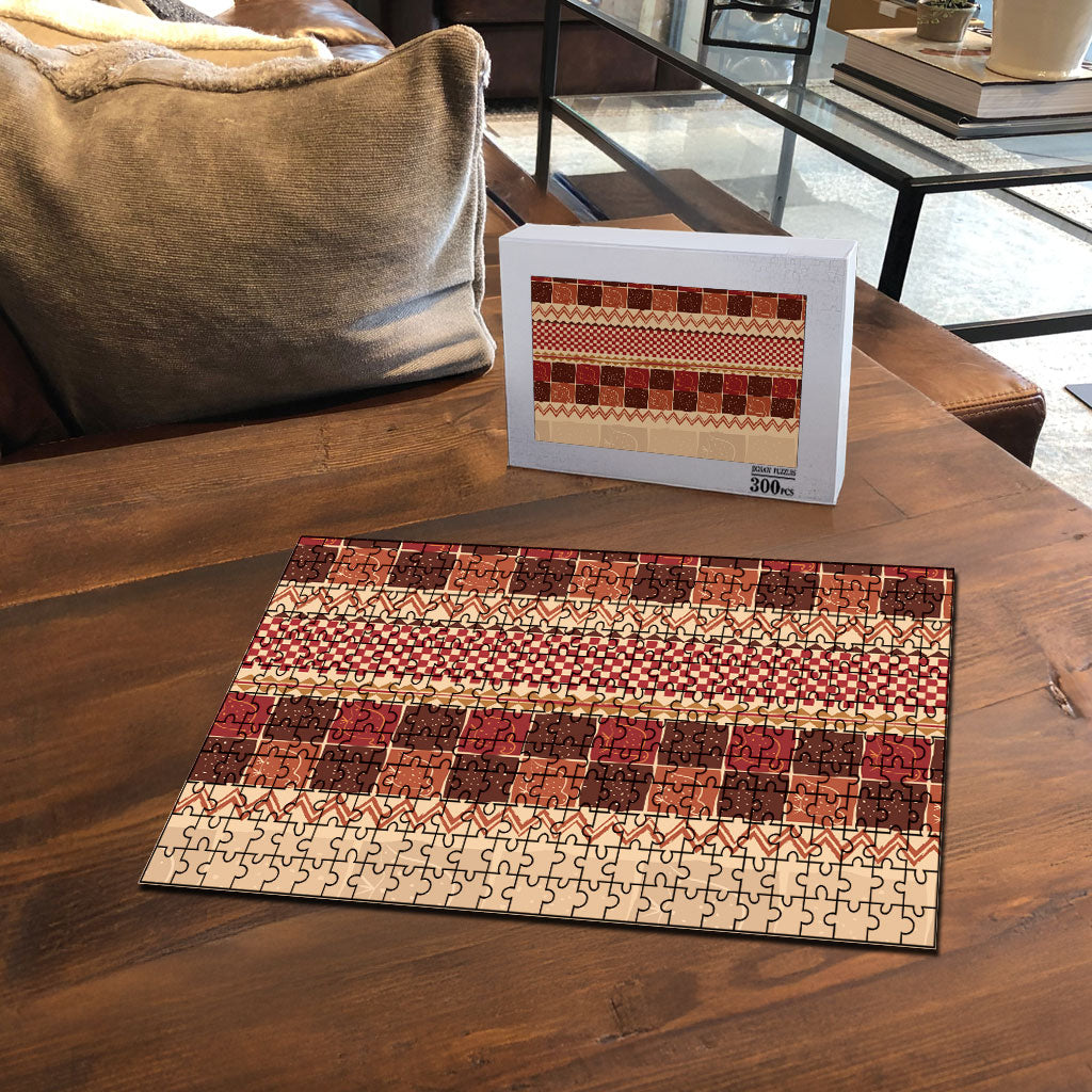 Zimbabwe Heritage Kudhinda Inspired Print Puzzle