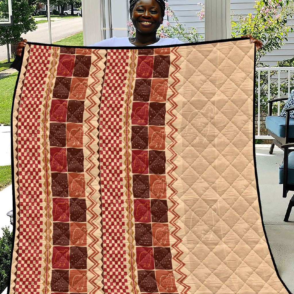 Zimbabwe Heritage Kudhinda Inspired Print Quilt