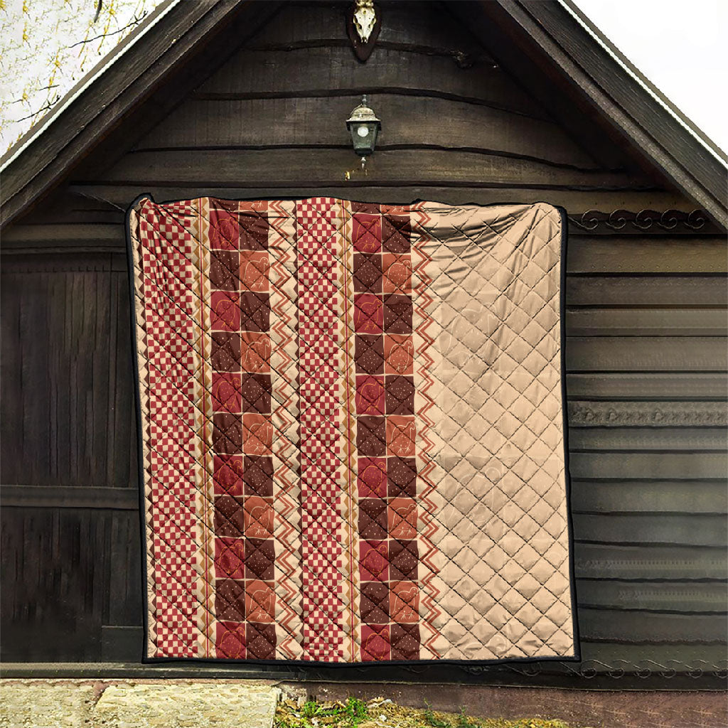 Zimbabwe Heritage Kudhinda Inspired Print Quilt