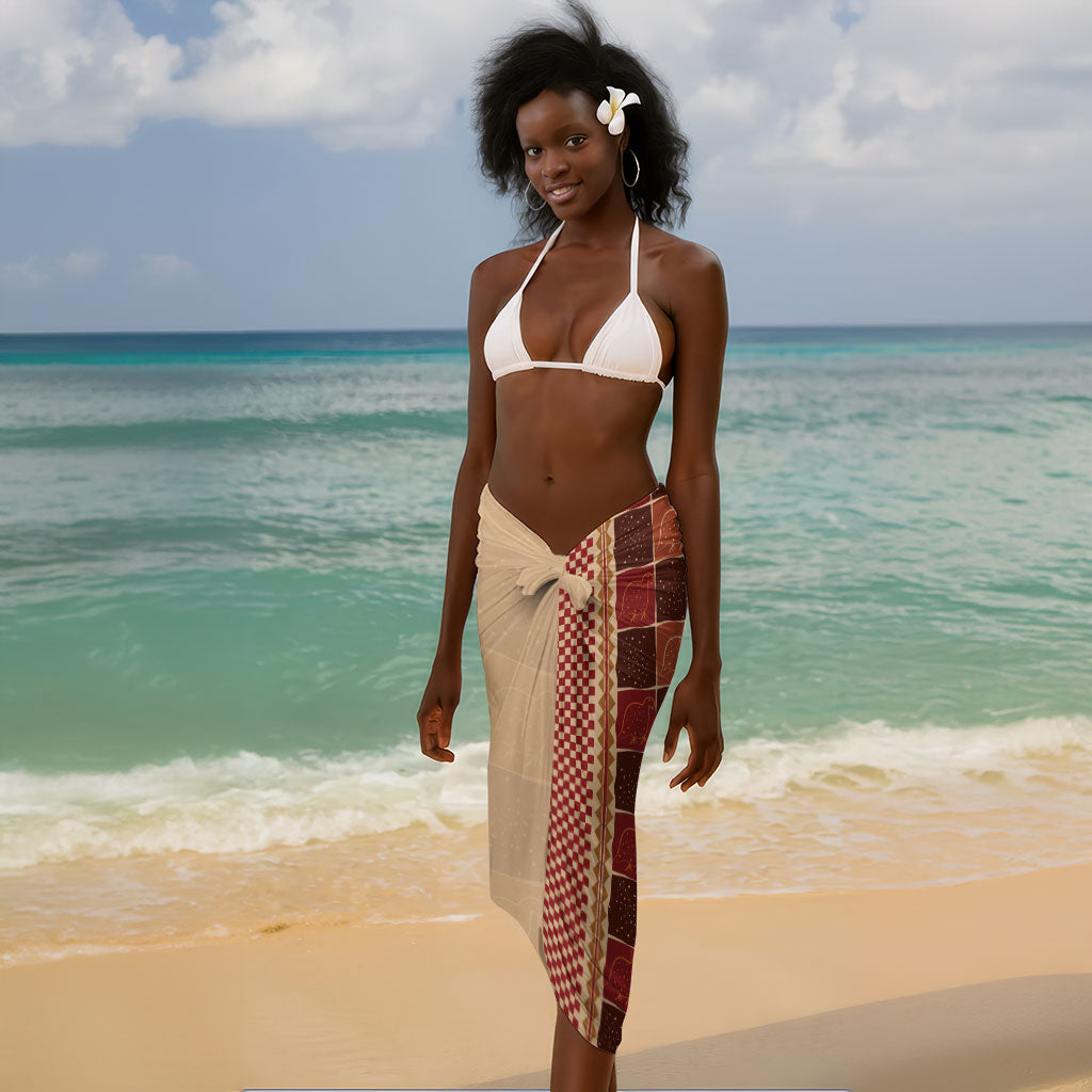 Zimbabwe Heritage Kudhinda Inspired Print Sarong