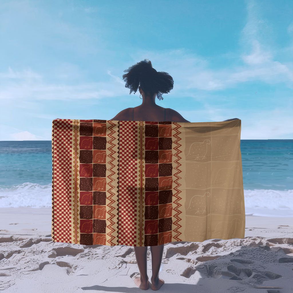 Zimbabwe Heritage Kudhinda Inspired Print Sarong