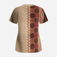 Zimbabwe Heritage Kudhinda Inspired Print Scrub Top
