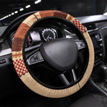 Zimbabwe Heritage Kudhinda Inspired Print Steering Wheel Cover