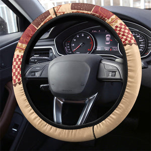 Zimbabwe Heritage Kudhinda Inspired Print Steering Wheel Cover