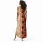 Zimbabwe Heritage Kudhinda Inspired Print Summer Maxi Dress