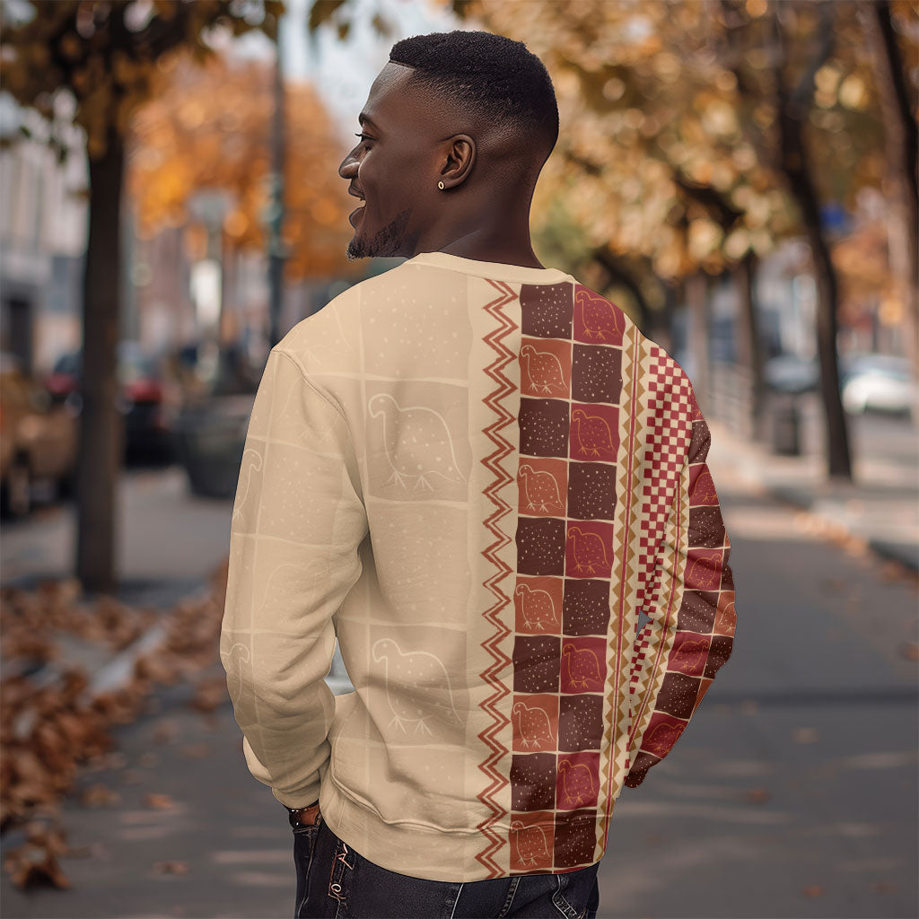 Zimbabwe Heritage Kudhinda Inspired Print Sweatshirt