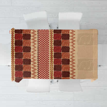 Zimbabwe Heritage Kudhinda Inspired Print Tablecloth