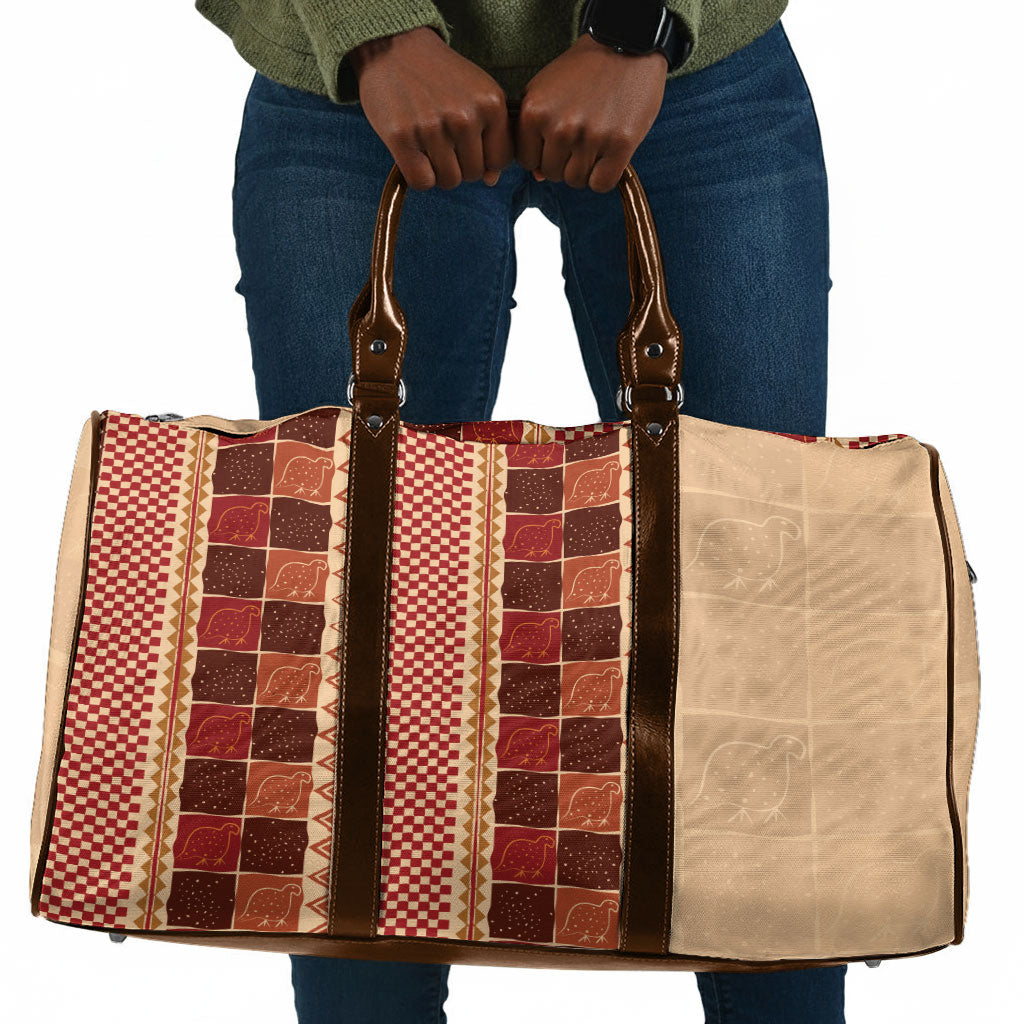 Zimbabwe Heritage Kudhinda Inspired Print Travel Bag