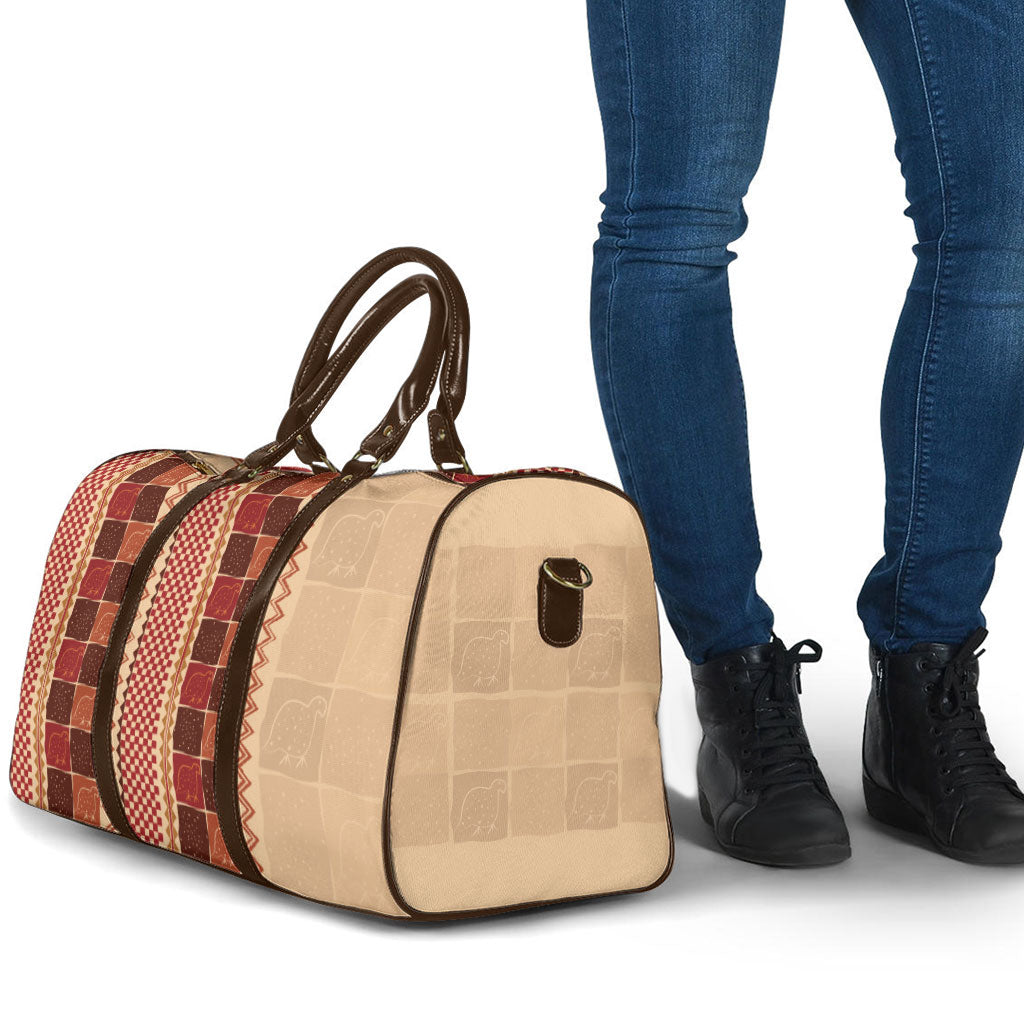 Zimbabwe Heritage Kudhinda Inspired Print Travel Bag