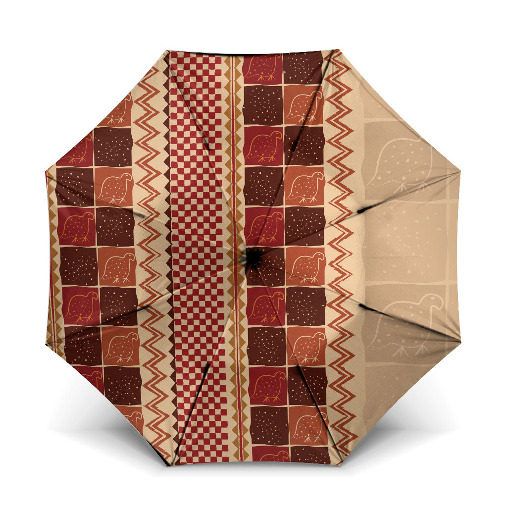 Zimbabwe Heritage Kudhinda Inspired Print Umbrella