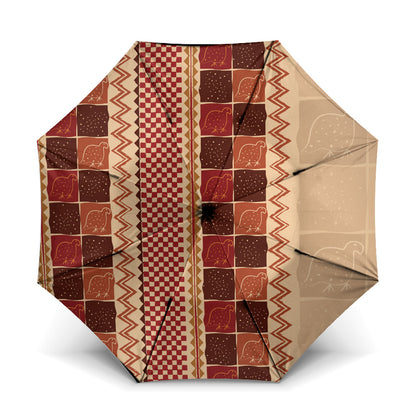 Zimbabwe Heritage Kudhinda Inspired Print Umbrella