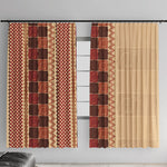 Zimbabwe Heritage Kudhinda Inspired Print Window Curtain