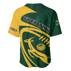 Personalised South Africa Rugby Baseball Jersey Bokke Champions Sporty Dynamics