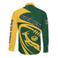 Personalised South Africa Rugby Long Sleeve Button Shirt Bokke Champions Sporty Dynamics