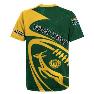 Personalised South Africa Rugby Rugby Jersey Bokke Champions Sporty Dynamics