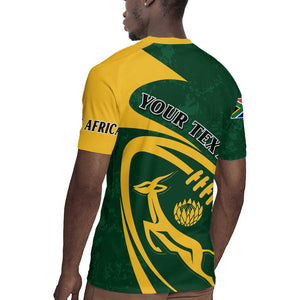 Personalised South Africa Rugby Rugby Jersey Bokke Champions Sporty Dynamics