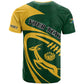 Personalised South Africa Rugby T shirt Bokke Champions Sporty Dynamics