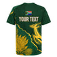 Personalised South Africa Rugby 2023 Rugby Jersey Bokke Champions Kente Ethnic