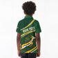 South Africa Rugby Personalized Bokke Kid Polo Shirt Springboks - Stronger Together - African Pride