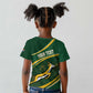 South Africa Rugby Personalized Bokke Kid T shirt Springboks - Stronger Together - African Pride