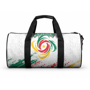 Cameroon Les Lionnes Indomptables Football Duffle Bag Toghu Pattern