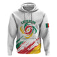Cameroon Les Lionnes Indomptables Football Custom Zip Hoodie Toghu Pattern