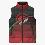 Malawi Football Personalized Blazing Fires Sleeveless Puffer Jacket Scorchers Fighting