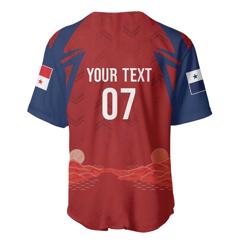 Afro-Panama Football 2026 Custom Baseball Jersey La Marea Roja Making History LT7