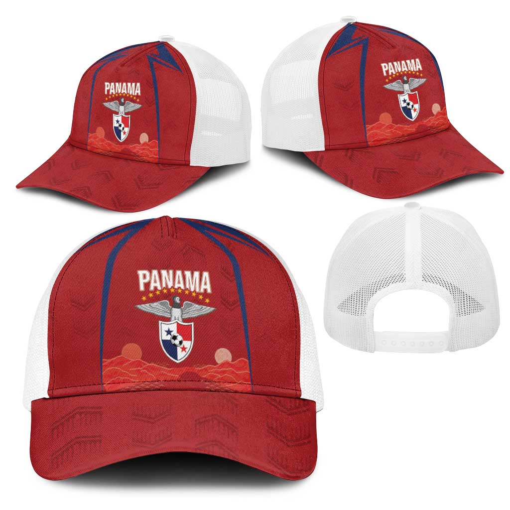 Afro-Panama Football 2026 Baseball Net Cap La Marea Roja Making History - African Pride