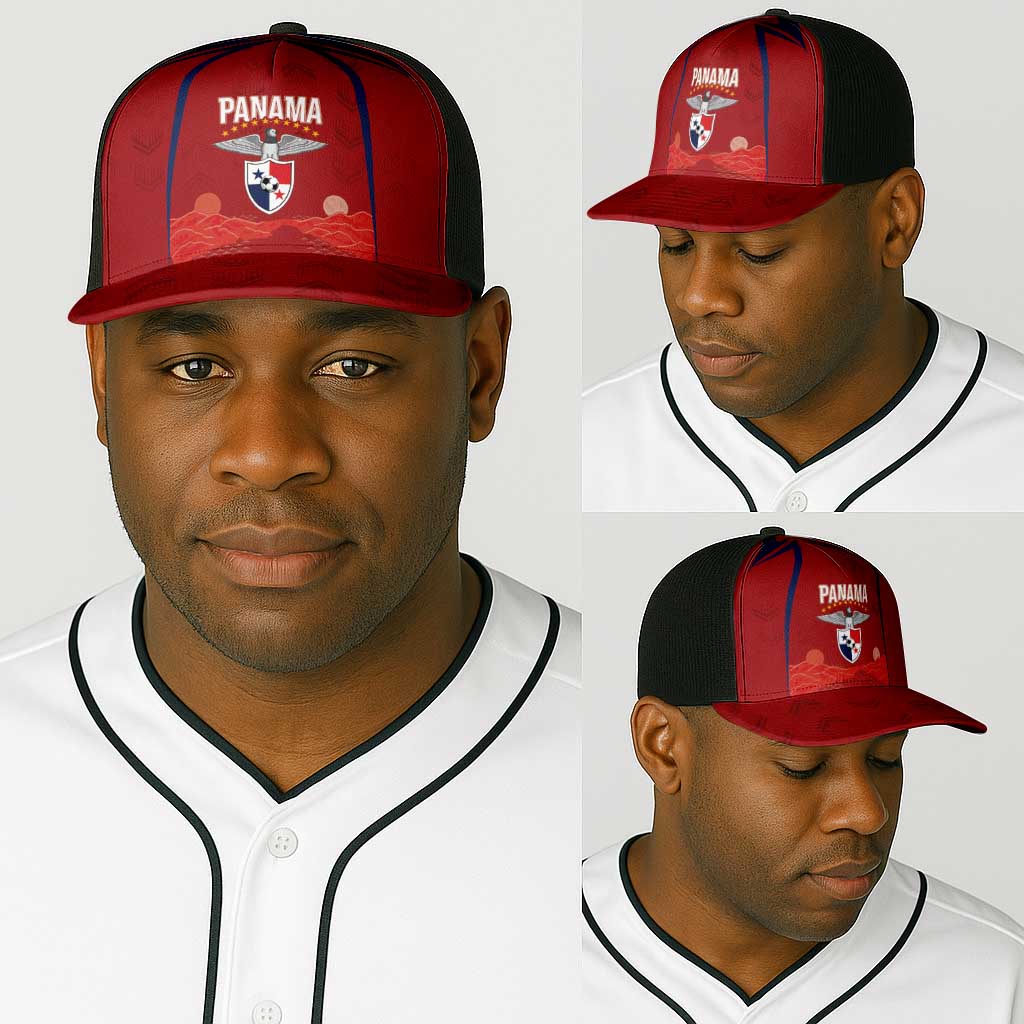 Afro-Panama Football 2026 Baseball Net Cap La Marea Roja Making History - African Pride