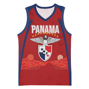 Afro-Panama Football 2026 Custom Basketball Jersey La Marea Roja Making History - African Pride