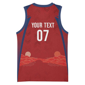Afro-Panama Football 2026 Custom Basketball Jersey La Marea Roja Making History - African Pride