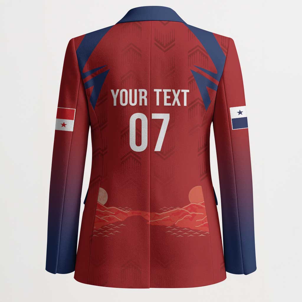Afro-Panama Football 2026 Custom Blazer La Marea Roja Making History - African Pride