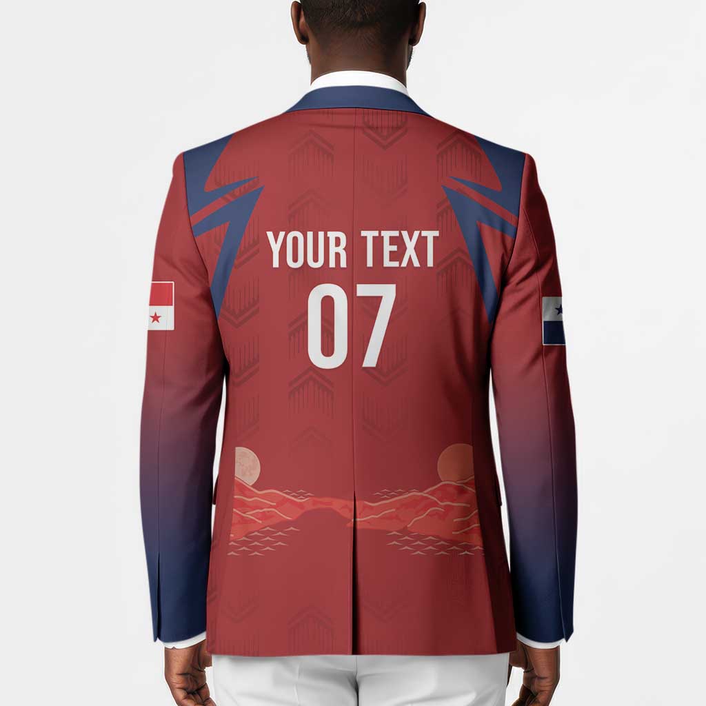 Afro-Panama Football 2026 Custom Blazer La Marea Roja Making History - African Pride