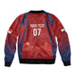 Afro-Panama Football 2026 Custom Bomber Jacket La Marea Roja Making History - African Pride