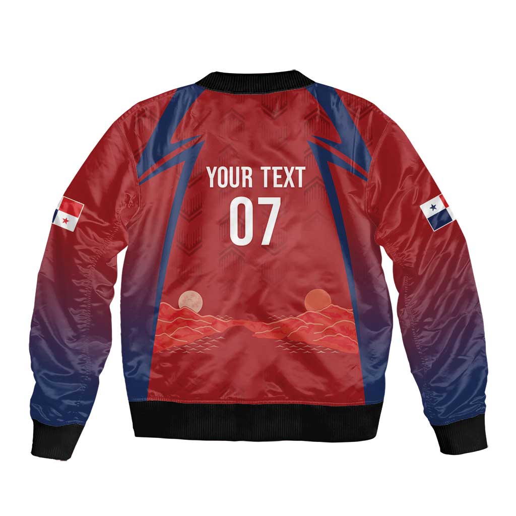 Afro-Panama Football 2026 Custom Bomber Jacket La Marea Roja Making History - African Pride