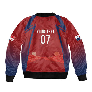 Afro-Panama Football 2026 Custom Bomber Jacket La Marea Roja Making History - African Pride